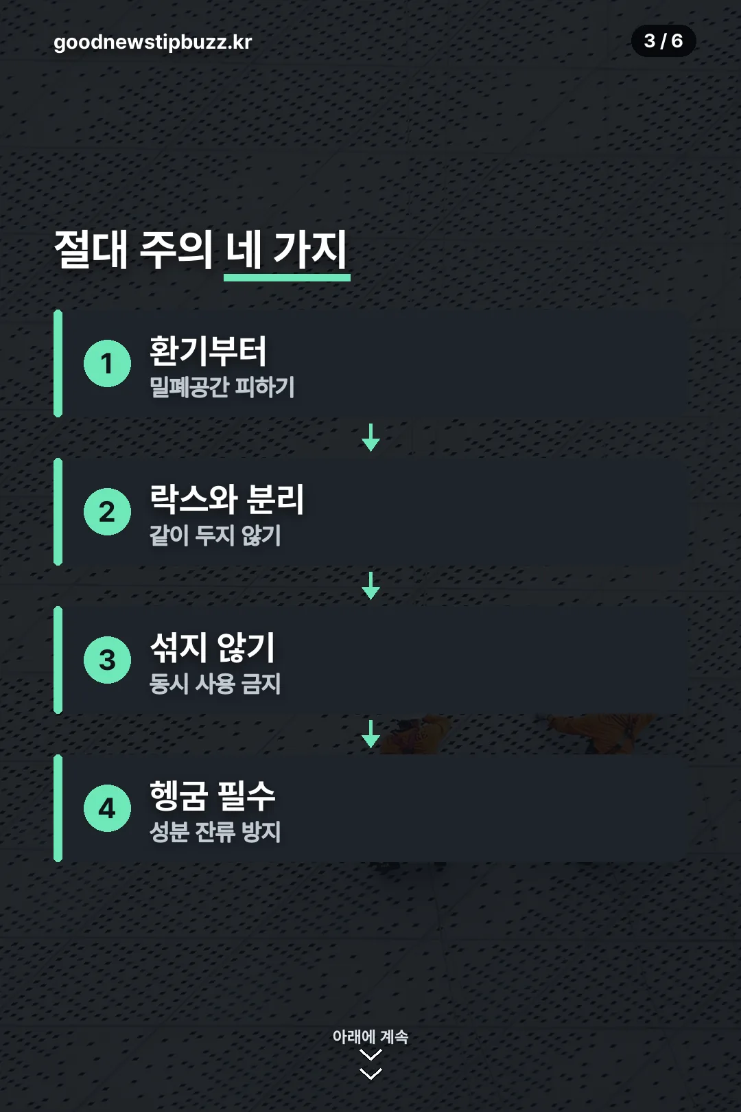 절대 주의 네 가지