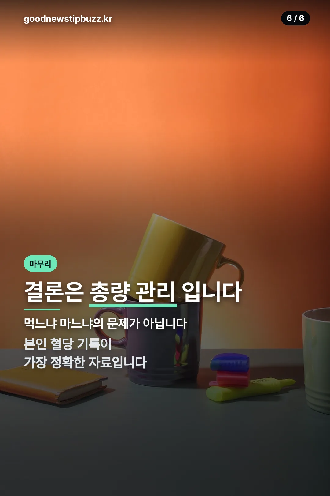 총량 관리 마무리